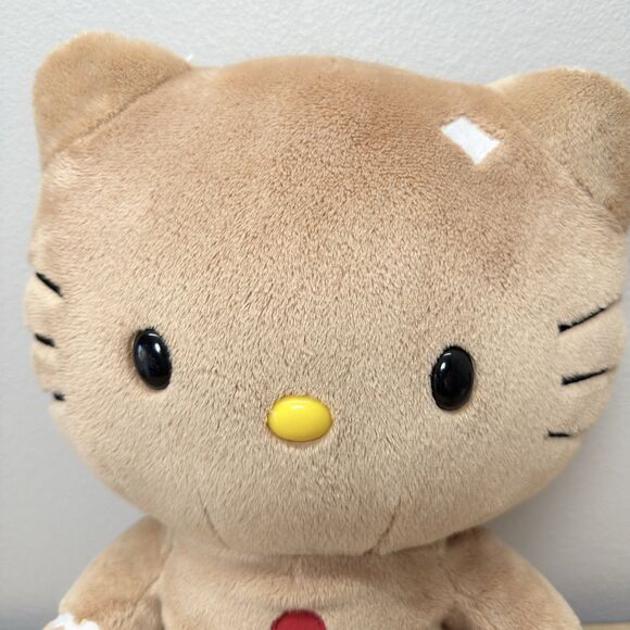 Hello Kitty Gingerbread Build a Bear Christmas Limited Edition 2012 NO BOW 18" - Picture 2 of 12